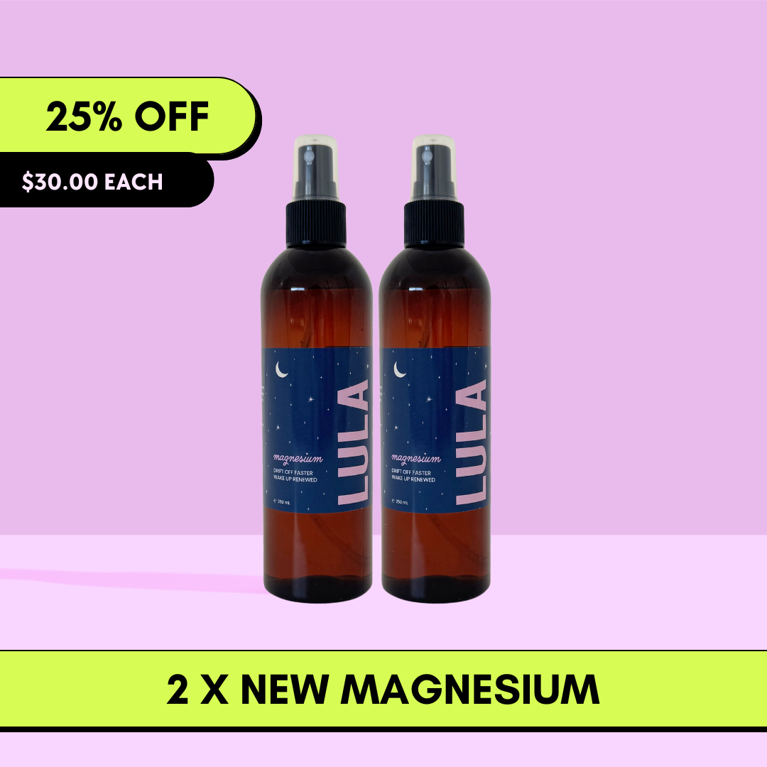 2 x NEW Lula Magnesium Spray 250ml