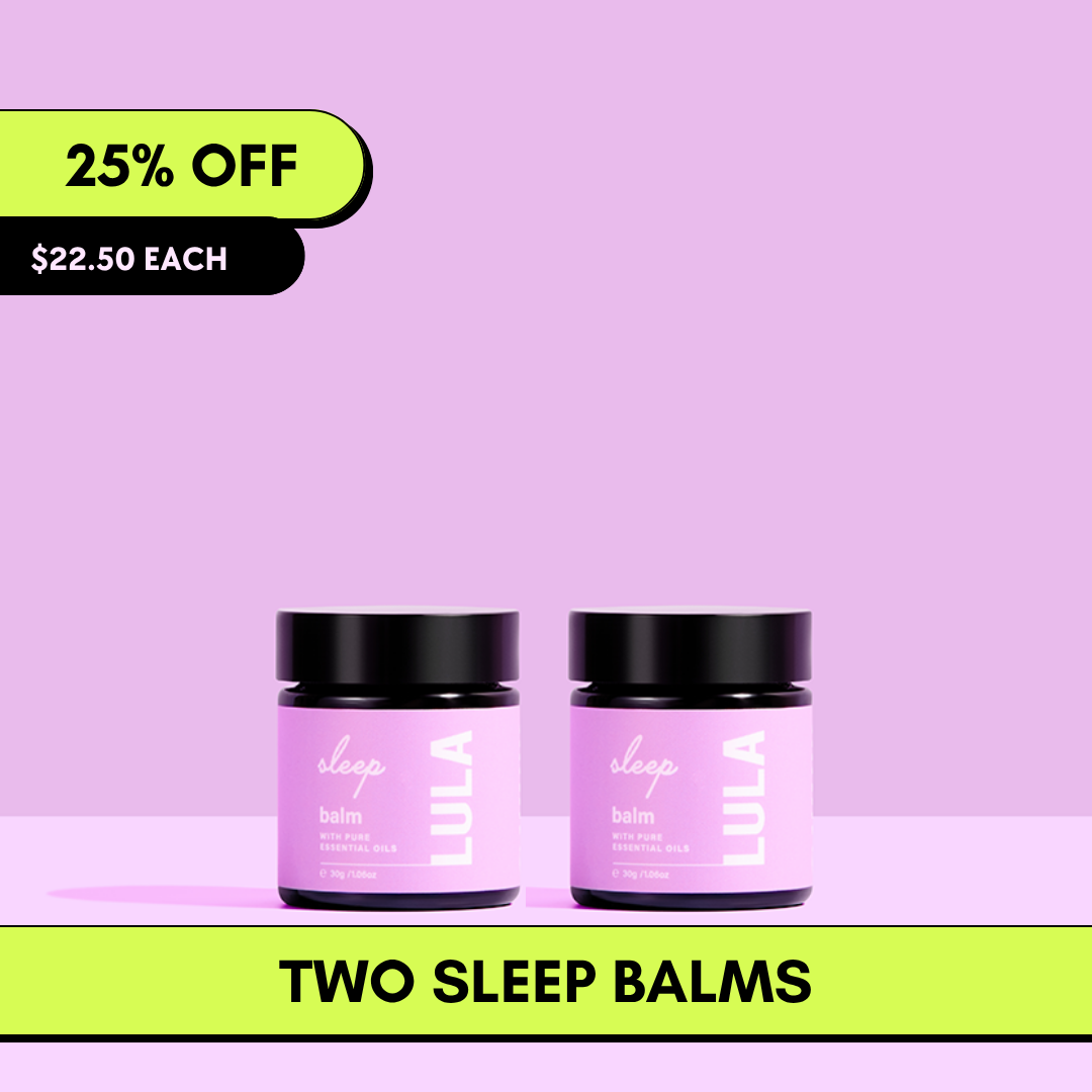 2  X SLEEP BALMS WITH PURE ESSENTIAL OILS